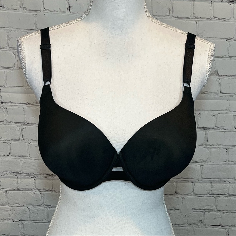 WARNER'S Bra Full Coverage Underwire Black-36D